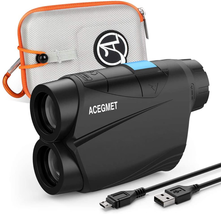 ACEGMET Golf Rangefinder, USB Charging Range Finder Golfing, 650 Yards G... - £51.99 GBP