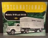 International Model D-35 and DS-35 Trucks Sales Brochure - £71.84 GBP