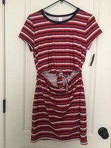 1 Pc NOBO No Boundaries Women&#39;s Juniors Striped Shirt Dress Size Large  - $35.89