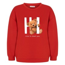 Xmas Sweatshirt, Cute Gift, Holiday Season Sweatshirt, Cute Bear Sweatshirt - £27.73 GBP