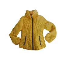 Guess size small yellow down puffer jacket - $25.00