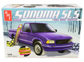 Skill 2 Model Kit 1995 GMC Sonoma SLS Pickup Truck with Snowboard and Boots 1/25 - £40.31 GBP