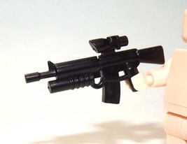 Ar Rife With Grenade Launcher Gun Weapon Minifigure Toys Collection - £3.22 GBP