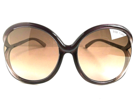 Tom Ford RTF25283T 59mm Glitter Bronze Oversized Round Women&#39;s Sunglasses T1 - £119.92 GBP