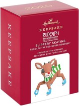 Hallmark 2020 Rudolph Red Nosed Reindeer, Slippery Skating Magic Light O... - £9.55 GBP