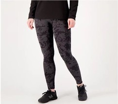 AnyBody Jacquard Smoothing Legging (Grey Marble, Medium) A554197 - £15.08 GBP