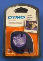 DYMO Label Refills Clear Transparent 1/2 In X 13 ft  Genuine New Sealed - $4.99