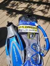 U.S. Divers Travel Ready Cozumel Snorkeling Set w/Fins, Mask, Snorkel &amp; ... - £17.54 GBP