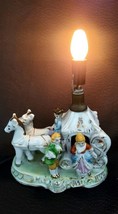 Vintage Horse and Carriage Night Light/ Lamp  1950&#39;s   Works! - £14.98 GBP
