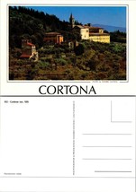 Italy Cortona Santa Maria Contesse Monastery (Hotel Oasi Neumann) VTG Postcard - £7.51 GBP