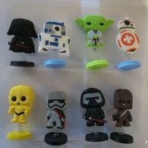 Star Wars Birthday Cake Topper (Set Of 8pc) 1/4&quot; X 1-1/2&quot; - £8.70 GBP