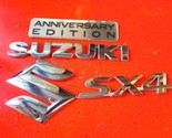 06 - 13 Suzuki SX4 Anniversary Edition Emblem Letters Logo Badge Namepla... - $26.99