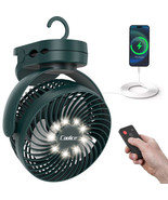 Camping Fan with Remote Control - 65Hrs 12000mAh Rechargeable Fan, 3 Spe... - $1,915.13 MXN