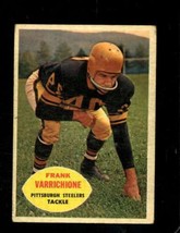 1960 Topps #97 Frank Varrichione Good+ Steelers Uer *X97851 - £1.16 GBP