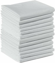 Lot of 12 Standard Size Pillowcase 20&quot; x 31,&quot; White - £58.05 GBP