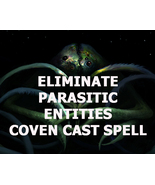 100X COVEN CAST ALLEVIATE &amp; REMOVE  PARASITIC ENTITIES FULL COVEN HIGH M... - $149.77
