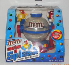 M &amp; M's MAKE A SPLASH Candy Dispenser Red &amp; Yellow Swimming Pool Lifegua... - $49.45