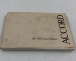 1998 Honda Accord Owners Manual Handbook OEM H04B43027 - £21.17 GBP