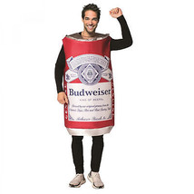 Budweiser Vintage Can Tunic Costume Red - £47.00 GBP