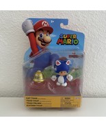 JAKKS Nintendo Super Mario 4” Cat Toad with Super Bell Action Figure Toy... - $15.50