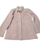 Margaret Godtrey Womens Leather Jacket Dusty Rose Size Medium 100% Leather - $38.00