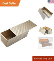 Extra Large Pullman Loaf Pan with Lid - Commercial Grade Non-Stick Bakeware - $46.50