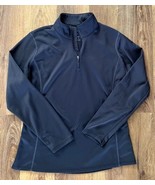 SPYDER Outbound Core Knit Long Sleeve Pullover Black 1/4 Zip Pullover  XL - $29.85 CAD