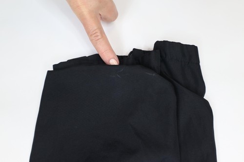 Vintage 90s J Crew Gym Mens Size Small Lined Wide Leg Windbreaker Pants Black Item image 11
