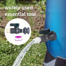 1pc/2pcs Water Barrel Spigot Kit - Convenient Drain  For Garden And Rain Barrels - £8.60 GBP