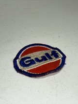 GULF Gas Vintage Embroidered Old Version Logo Gas Station Oil Company Adv - £9.43 GBP