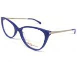 Etnia Eyeglasses Frames BATON ROUGE BLGD Shiny Blue Matte Gold Cat Eye 5... - $111.99