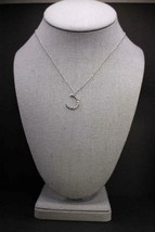NIB SUNSCSC Moon Necklace Pendant Stainless Steel 42cm+8cm adjustable - $234.54 MXN