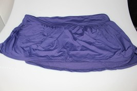 Anne Cole Womens Purple Shirred Side Pocket Swim Skirt Cover Up Size S $58 - £12.45 GBP