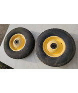 24JJ38 PAIR OF WHEELS, NON-PNEUMATIC, 10&quot; DIAMETER X 2&quot; TREAD WIDTH  X 5... - $16.78