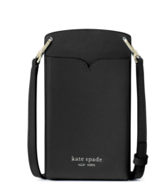 Kate Spade spencer Slim phone Leather crossbody ~NWT~ Black - £66.17 GBP