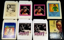 Lot of 8 VHS Tapes, Lionel Richie, Donna Summers, Nat King Cole, Shaft, Hibbler - £19.45 GBP