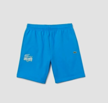 New Lacoste Fleece Shorts Casual Cotton Sweat Shorts Mens XXL Pockets Graphic - £25.95 GBP