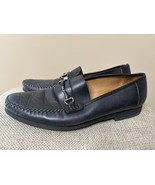 Mezlan Shoes Men 12M Ghedini Genuine Calfskin Loafer Slip-On Shoes Black - $102.57 CAD