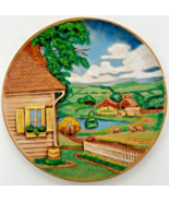 VTG Handpainted Byron Molds 1980 4 Seasons 3D Ceramic 10 inch plates, se... - $38.04