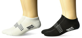 Top Flite Mens Sport Low Cut No Show Cushion Heel Toe Athletic Socks 2 P... - $9.99