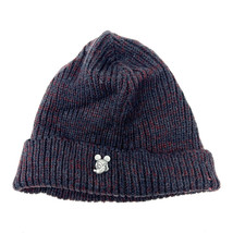 Disney Parks Adult Knit Beanie Toque Cap Blue Purple Metal Mickey Mouse ... - $181.90 MXN