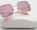 New TOM FORD Raphaela TF 1006 32Y White Sunglasses 60-18-135mm B56mm Italy - $210.69
