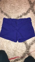 Victorias Secret London Jean Royal Blue Short Shorts 2 - £7.20 GBP