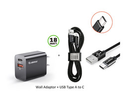 18W Wall Charger + 3 FT TYPE A to C USB For Samsung A35 5g - £9.71 GBP