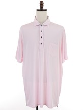 Greyson Polo Shirt Mens XXL Solid Pink Performance Stretch Golf Wolf Str... - £31.25 GBP