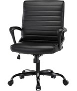 Executive Home Office Chair, Ergonomic Computer Desk Chair Bonded Leather, - £97.97 GBP