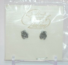 Jewel By Park Lane Silver Tone Bear Post Earrings New Old Stock - £15.15 GBP