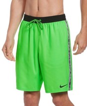 Nike Mens Digi Swoosh Racer 9 Volley Shorts Color Green Strike Size S - £43.25 GBP