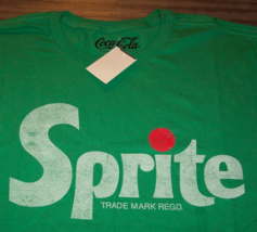 VINTAGE STYLE SPRITE SODA T-Shirt MENS XL NEW w/ TAG 1980&#39;s Green - $19.80