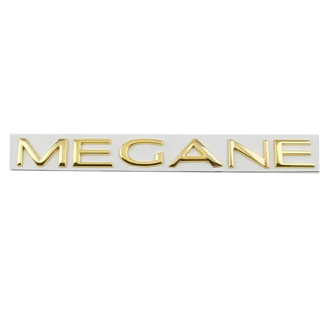 Car Metal Trunk Words Letters Logo Emblem Badge Decals Sticker For Renault Megan